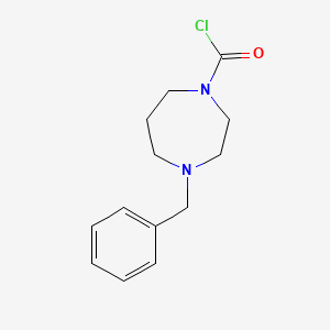 4-Benzyl-1,4-diazepane-1-carbonyl chloride