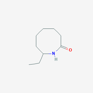 molecular formula C9H17NO B13300477 8-Ethylazocan-2-one 