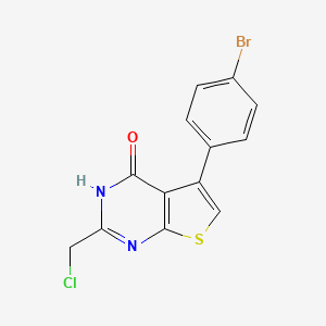 5-(4-bromophenyl)-2-(chloromethyl)thieno[2,3-d]pyrimidin-4(3H)-one