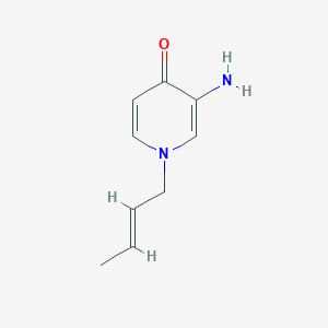 3-Amino-1-(but-2-en-1-yl)-1,4-dihydropyridin-4-one