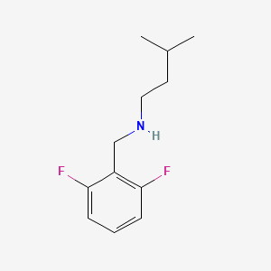 molecular formula C12H17F2N B13300509 [(2,6-Difluorophenyl)methyl](3-methylbutyl)amine 