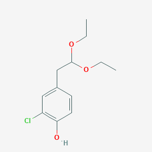 2-Chloro-4-(2,2-diethoxyethyl)phenol