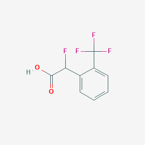 2-Fluoro-2-(2-(trifluoromethyl)phenyl)acetic acid