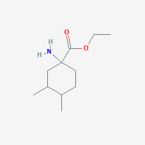 Ethyl 1-amino-3,4-dimethylcyclohexane-1-carboxylate