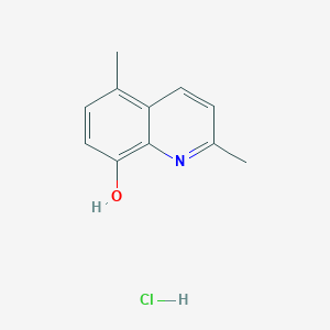 molecular formula C11H12ClNO B13300579 2,5-Dimethylquinolin-8-ol hydrochloride 