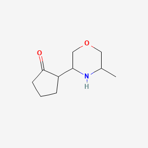 2-(5-Methylmorpholin-3-yl)cyclopentan-1-one