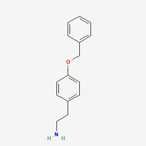 molecular formula C15H17NO B1330059 2-(4-苄氧基苯基)乙胺 CAS No. 51179-05-6