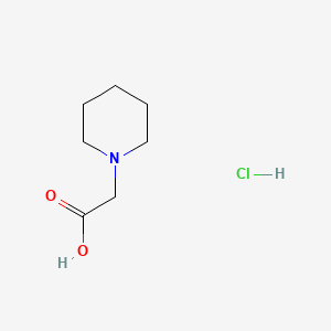 molecular formula C7H14ClNO2 B1330060 2-(哌啶-1-基)乙酸盐酸盐 CAS No. 3235-68-5