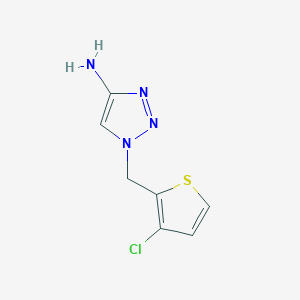 1-[(3-Chlorothiophen-2-yl)methyl]-1H-1,2,3-triazol-4-amine