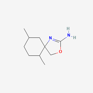 6,9-Dimethyl-3-oxa-1-azaspiro[4.5]dec-1-en-2-amine