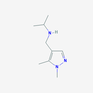 [(1,5-dimethyl-1H-pyrazol-4-yl)methyl](propan-2-yl)amine