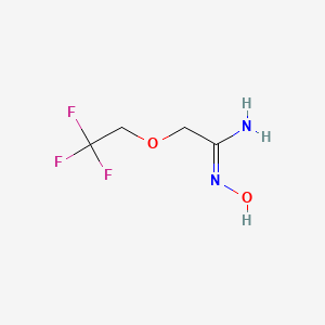 N'-hydroxy-2-(2,2,2-trifluoroethoxy)ethanimidamide