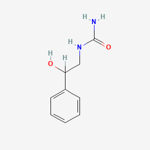 B1330081 (2-Hydroxy-2-phenylethyl)urea CAS No. 25017-52-1