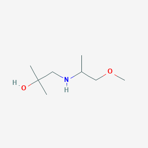 1-[(1-Methoxypropan-2-yl)amino]-2-methylpropan-2-ol