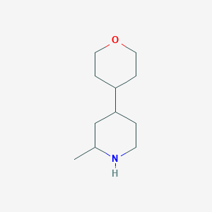 2-Methyl-4-(oxan-4-yl)piperidine