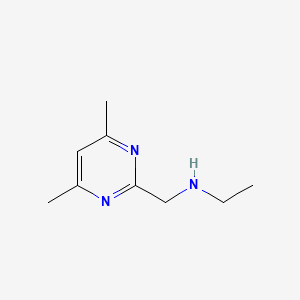 [(4,6-Dimethylpyrimidin-2-yl)methyl](ethyl)amine