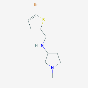 N-[(5-bromothiophen-2-yl)methyl]-1-methylpyrrolidin-3-amine