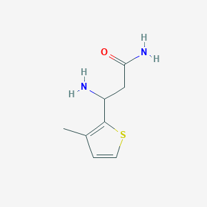 3-Amino-3-(3-methylthiophen-2-YL)propanamide