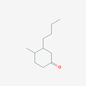 3-Butyl-4-methylcyclohexan-1-one