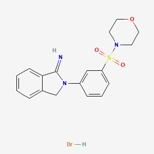 2-[3-(Morpholin-4-ylsulfonyl)phenyl]isoindolin-1-imine hydrobromide