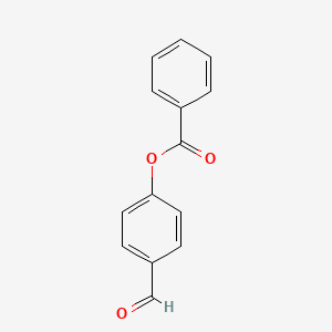 molecular formula C14H10O3 B1330100 4-甲酰基苯甲酸苯酯 CAS No. 5339-06-0