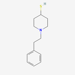 1-(2-Phenylethyl)piperidine-4-thiol