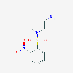 N-Methyl-N-[2-(methylamino)ethyl]-2-nitrobenzene-1-sulfonamide