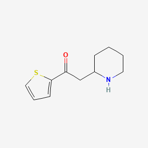 2-(Piperidin-2-yl)-1-(thiophen-2-yl)ethan-1-one