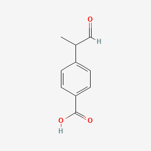 4-(1-oxopropan-2-yl)benzoic Acid