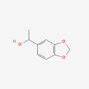 molecular formula C9H10O3 B1330104 1-(2H-1,3-苯并二氧杂环-5-基)乙醇 CAS No. 6329-73-3