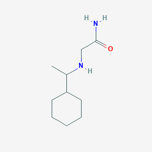 2-[(1-Cyclohexylethyl)amino]acetamide