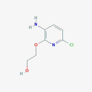 2-[(3-Amino-6-chloropyridin-2-yl)oxy]ethan-1-ol