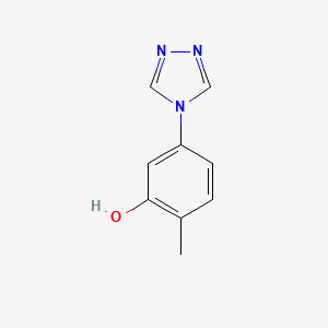 2-Methyl-5-(4H-1,2,4-triazol-4-YL)phenol