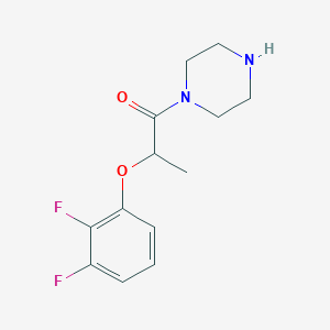 2-(2,3-Difluorophenoxy)-1-(piperazin-1-yl)propan-1-one