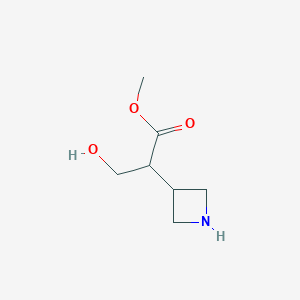 Methyl 2-(azetidin-3-yl)-3-hydroxypropanoate