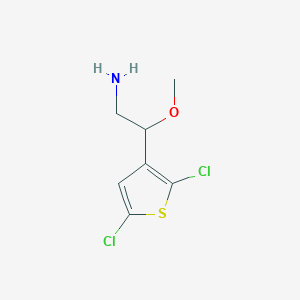 2-(2,5-Dichlorothiophen-3-yl)-2-methoxyethan-1-amine