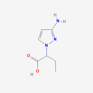 2-(3-amino-1H-pyrazol-1-yl)butanoic acid