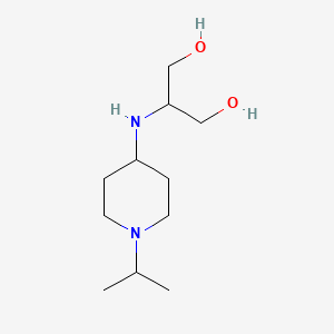 2-{[1-(Propan-2-yl)piperidin-4-yl]amino}propane-1,3-diol