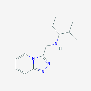 molecular formula C13H20N4 B13301288 (2-Methylpentan-3-yl)({[1,2,4]triazolo[4,3-a]pyridin-3-ylmethyl})amine 