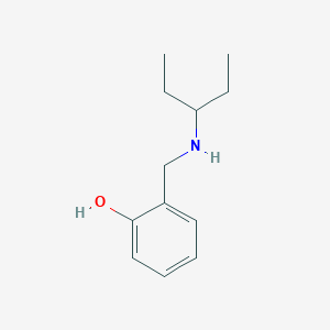 2-{[(Pentan-3-yl)amino]methyl}phenol