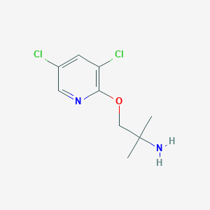 1-[(3,5-Dichloro-2-pyridyl)oxy]-2-methyl-propan-2-amine