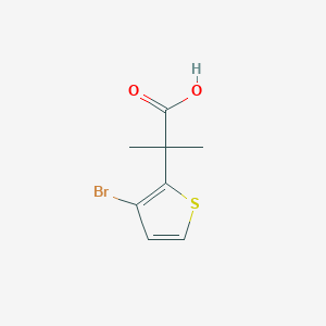 2-(3-Bromothiophen-2-yl)-2-methylpropanoicacid