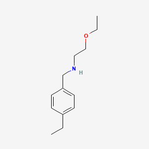 (2-Ethoxyethyl)[(4-ethylphenyl)methyl]amine