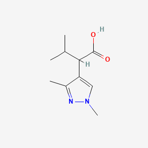 2-(1,3-Dimethyl-1H-pyrazol-4-yl)-3-methylbutanoic acid