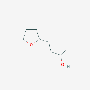 molecular formula C8H16O2 B1330146 4-(四氢呋喃-2-基)-丁烷-2-醇 CAS No. 4527-76-8