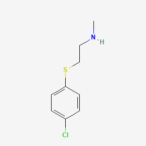 (2-[(4-Chlorophenyl)sulfanyl]ethyl)(methyl)amine