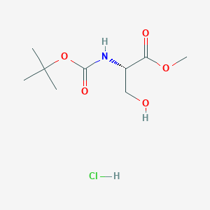 methyl (2S)-2-{[(tert-butoxy)carbonyl]amino}-3-hydroxypropanoate hydrochloride