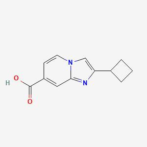 2-Cyclobutylimidazo[1,2-a]pyridine-7-carboxylic acid