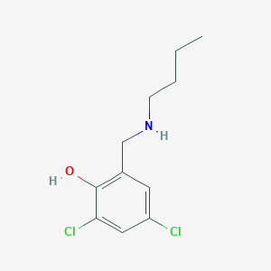 2-((Butylamino)methyl)-4,6-dichlorophenol