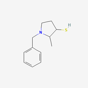 1-Benzyl-2-methylpyrrolidine-3-thiol